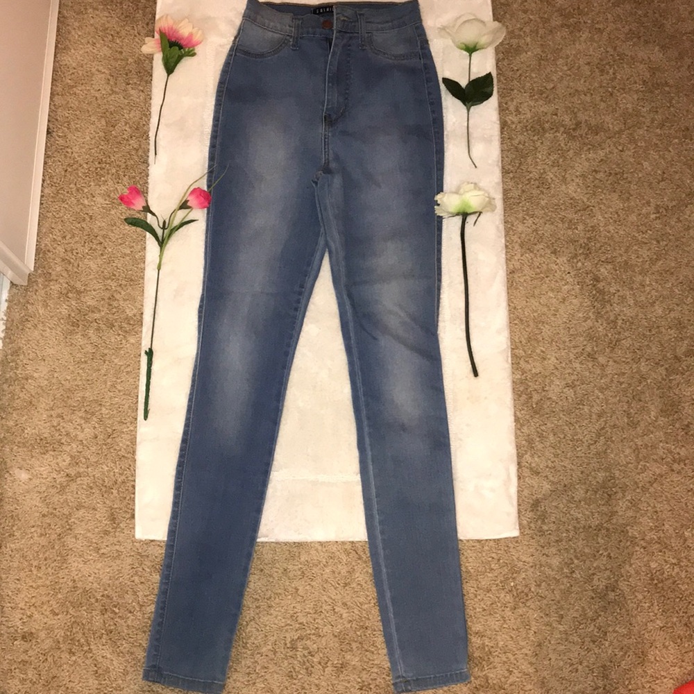 Fashion Nova high waisted jeans